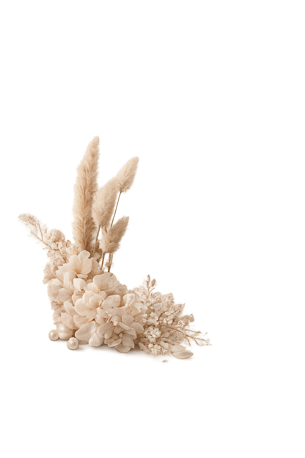 Soft floral decoration